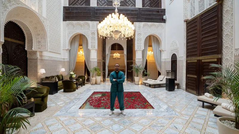 Palais de Fès – Innenhof / Riad